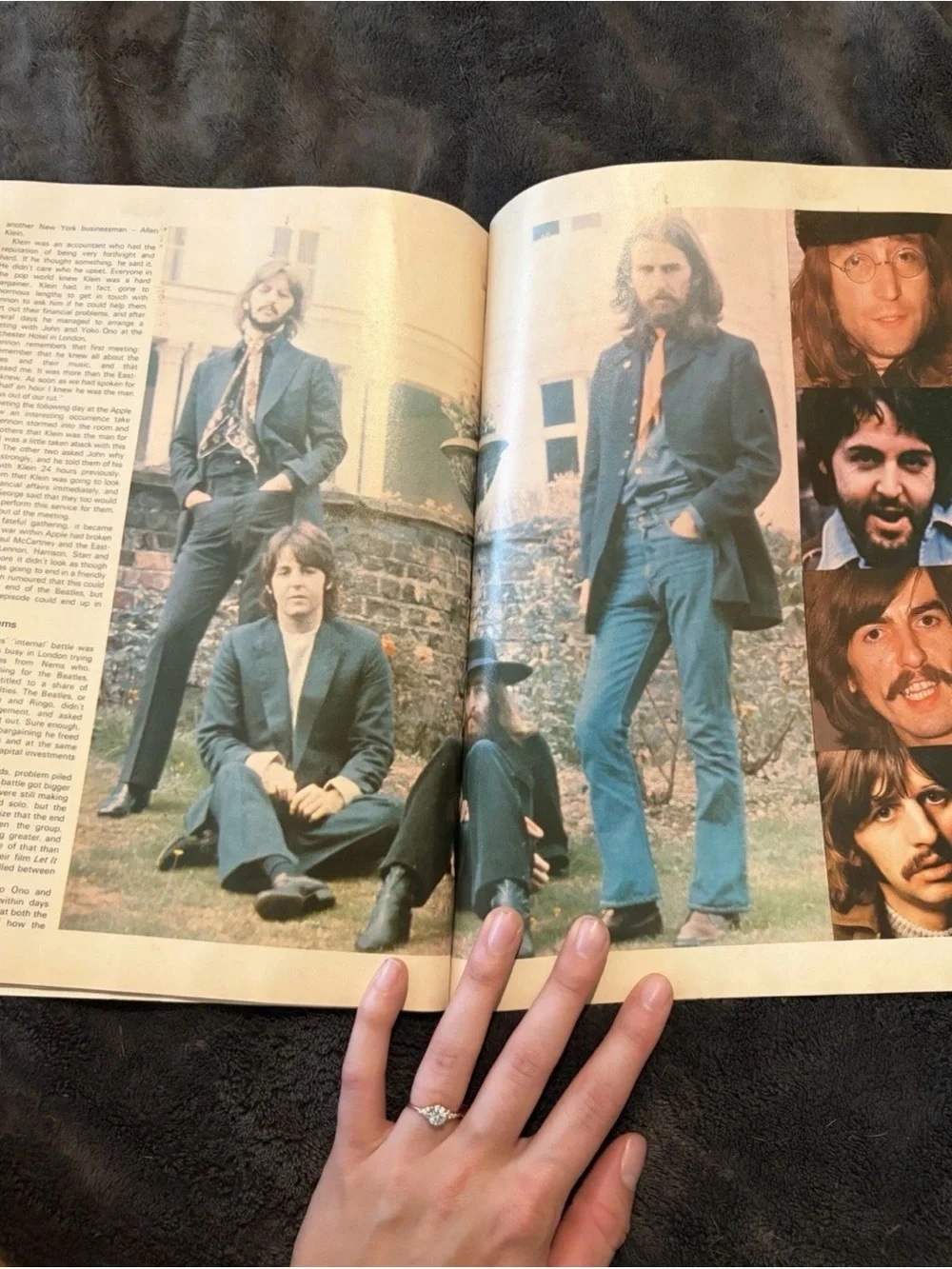 John Lennon: A Man Who Cared Coffee Table Book - Red Cover